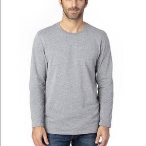 Alternative Apparel Long Sleeve Tee in Gray